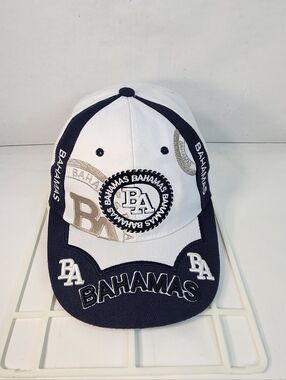 BA Bahamas Embroidered Cloth Adult Baseball Hat Strap-Back Adjustible OS